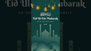 Have a blessed Eid ul Fitr! Eid Mubarak! 🌙 #eidmubarak #eidulfitr #happyeid #eidsaeed #eid2023