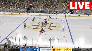 NHL LIVE🔴 Toronto Maple Leafs vs Boston Bruins | Game 2 - 22nd April 2024 | NHL Full Match - NHL 24