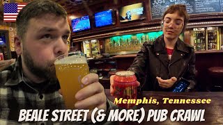 Pub Crawl in Downtown Memphis, Tennessee | Beale Street & More! 🍻