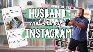 HUSBAND RUNS MY BOOKSTAGRAM FOR A MONTH