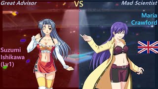 Wrestle Angels Survivor1 ミミ (Lv1) vs マリア・クロフォード 三先勝 Mimi (Lv1) vs Maria 3 wins out of 5 games