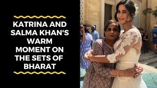Bharat : Katrina Kaif shares a warm hug with Salman's mother Salma Khan
