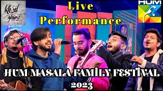 @KhudgharzOfficial Live Performance @HUMTV Present | Masala Family Festival 2023 @themzavlogs2595