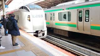 E259系クラNe009編成新塗装横浜駅発車