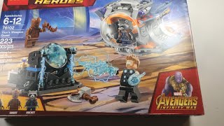 LEGO Marvel Avengers Infinity War Thor’s Weapon Quest Live Build
