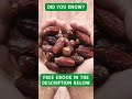 Did You Know? Dates | Health Facts #shorts #healthfacts