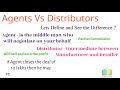 distributors vs agents explained difference between agents and distributors