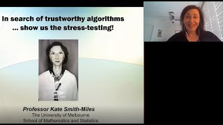 In search of trustworthy algorithms ... show us the stress-testing! by Kate Smith-Miles