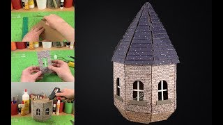 How to Make a Cardboard Fantasy Fairytale Castle Wall Night Light