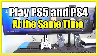 How to Play PS5 & PS4 Games at Same Time (PSN Account Tutorial)