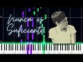 Nunca es Suficiente / Los Ángeles Azules ft.Natalia Lafourcade PIANO TUTORIAL (SHEET + MIDI)