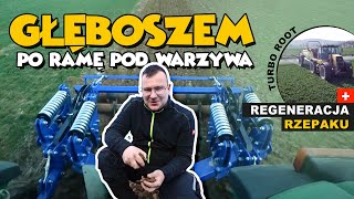 GŁĘBOSZEM PO RAMĘ POD WARZYWA + REGENERACJA RZEPAKU