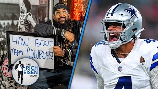 Confident Cowboys Fan TJ Jefferson’s DAL Win-Loss Prediction Went from 11-6 to…? | Rich Eisen Show