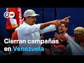 En Venezuela cierra la campaña electoral de cara a comicios presidenciales del domingo