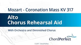 Mozart's Coronation Mass KV 317 - Alto Chorus Rehearsal Aid