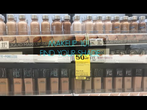 How To Find Your Foundation : Concealer Shade Color in DRUGSTORES | MAKEUP 101 How To Find Your Foundation : Concealer Shade Color in DRUGSTORES | MAKEUP 101