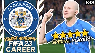 THE SURPRISING SUPERSTAR! | FIFA 23 YOUTH ACADEMY CAREER MODE | STOCKPORT (EP 38)