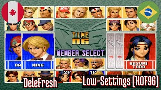 King of Fighters 96 - DeleFresh (CA) vs Low-Settings [KOF96] (BR)