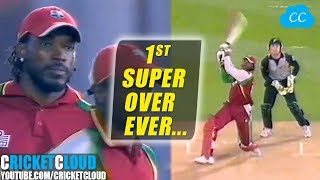 Best Super Over | Super Gayle Storm | 1st Super Over Ever in T20 Cricket !!