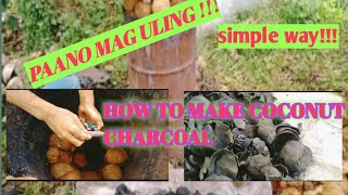 PAANO GUMAWA NG ULING BAGOL O COCONUT CHARCOAL // BEST TECHNIQUE / MASIPAG NA VLOGGER