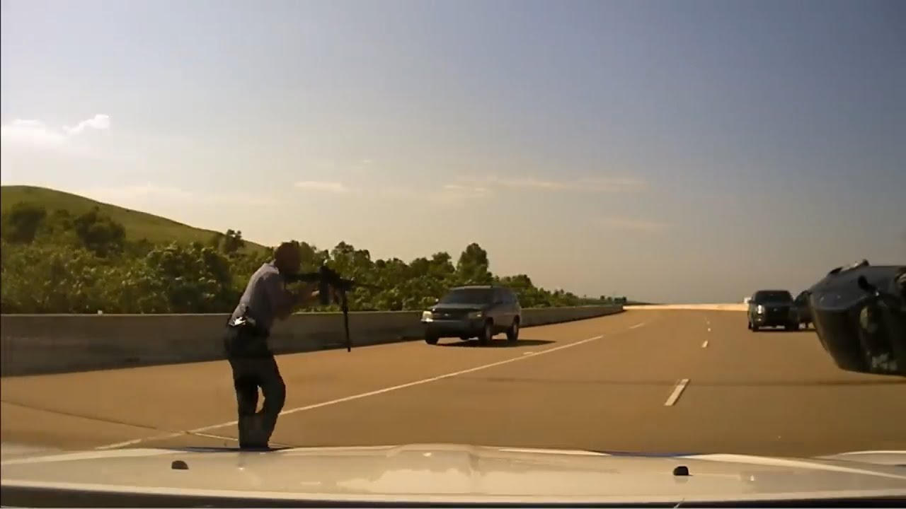 Dashcam Police Chase! Arkansas State Trooper FLIPS Lexus!! - YouTube