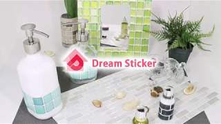 [Dream Sticker] Mosaic TIle Seal - BEAUS Tile for Japan