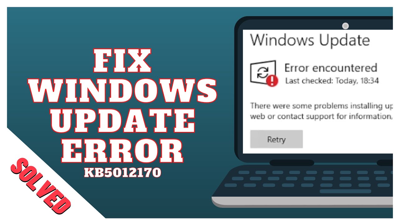 Fix Windows Update Failed Error - Secure Boot ( KB5012170 ) - YouTube