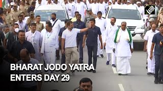 Bharat Jodo Yatra Day 29: Rahul Gandhi resumes Yatra from Mandya
