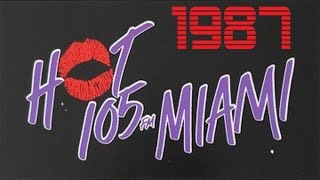 Miami Hot 105 FM 1987 Megamix Cassette.