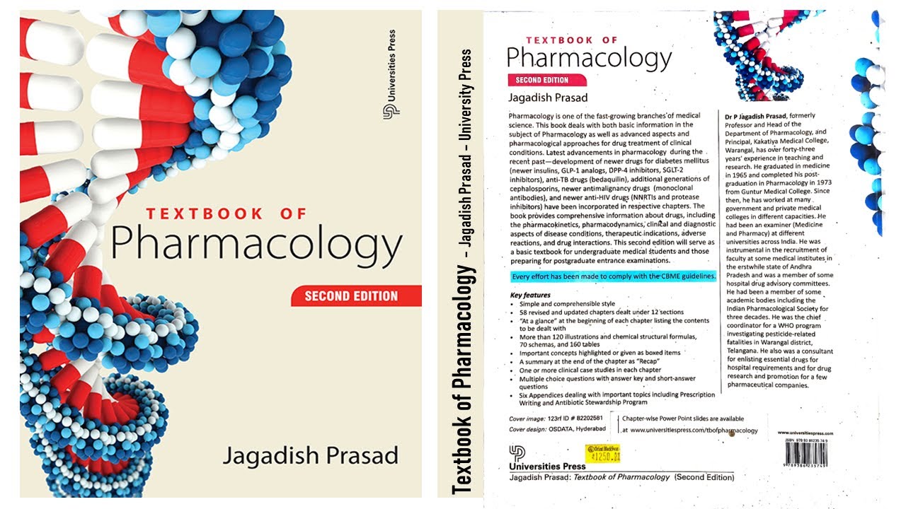 Text Book Of Pharmacology By Jagdish Prasad | My Favourite Pharmacology ...