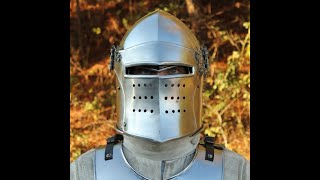 Ebay Medieval Renaissance Detachable Visor Barbute Helmet Buy On Discount