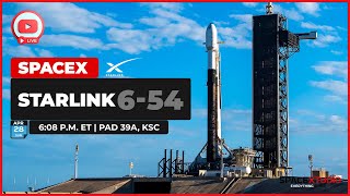 LIVE: SpaceX Launches Next Batch of Starlink Satellites | Starlink 6-54 Mission