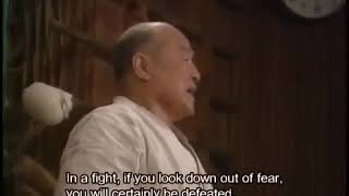 Mas Oyama's training speech and training techniques