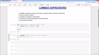 29. Lambda Expressions in Python
