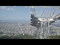 札幌藻岩山ロープウェイ・ミニケーブルカー後方展望