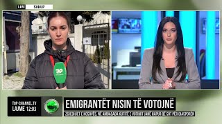 Top Channel/ Zgjedhjet e Kosovës. Në ambasada kutitë e votimit janë hapur që sot për diasporën