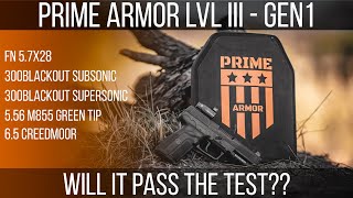 Prime Armor Level III (Gen 1) Plate Review