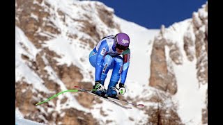 Tina Maze wins downhill (Cortina 2014)