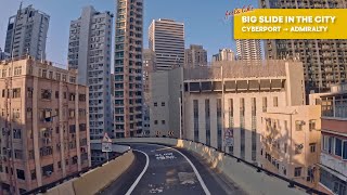 【4K】(Feels like) Slide between buildings on double-decker bus ride in Hong Kong | CityBus Route 30X