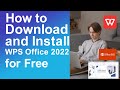 How to download and install wps office 2022 free