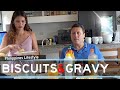 Far East Papi's Biscuits & Gravy vs. Liezel's Meatloaf Breakfast! LIFESTYLES OF THE RICH AND FAMOUS