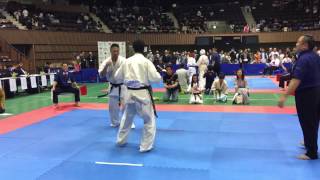 kyokushin karate 2016年極真関東大会 摂津道場金鍾吉(キムジョンギル김종길) 準決勝