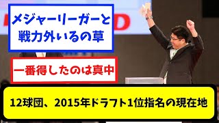 【なんj】12球団、2015年ドラフト1位指名の現在地wwwwwwwww【プロ野球スレまとめ】