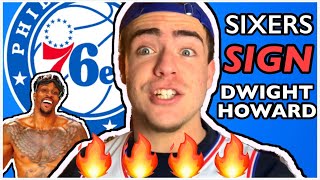 PHILADELPHIA SIXERS SIGN DWIGHT HOWARD TO A 1-YEAR DEAL!!!! NEW BACKUP CENTER!!! (REACTION)