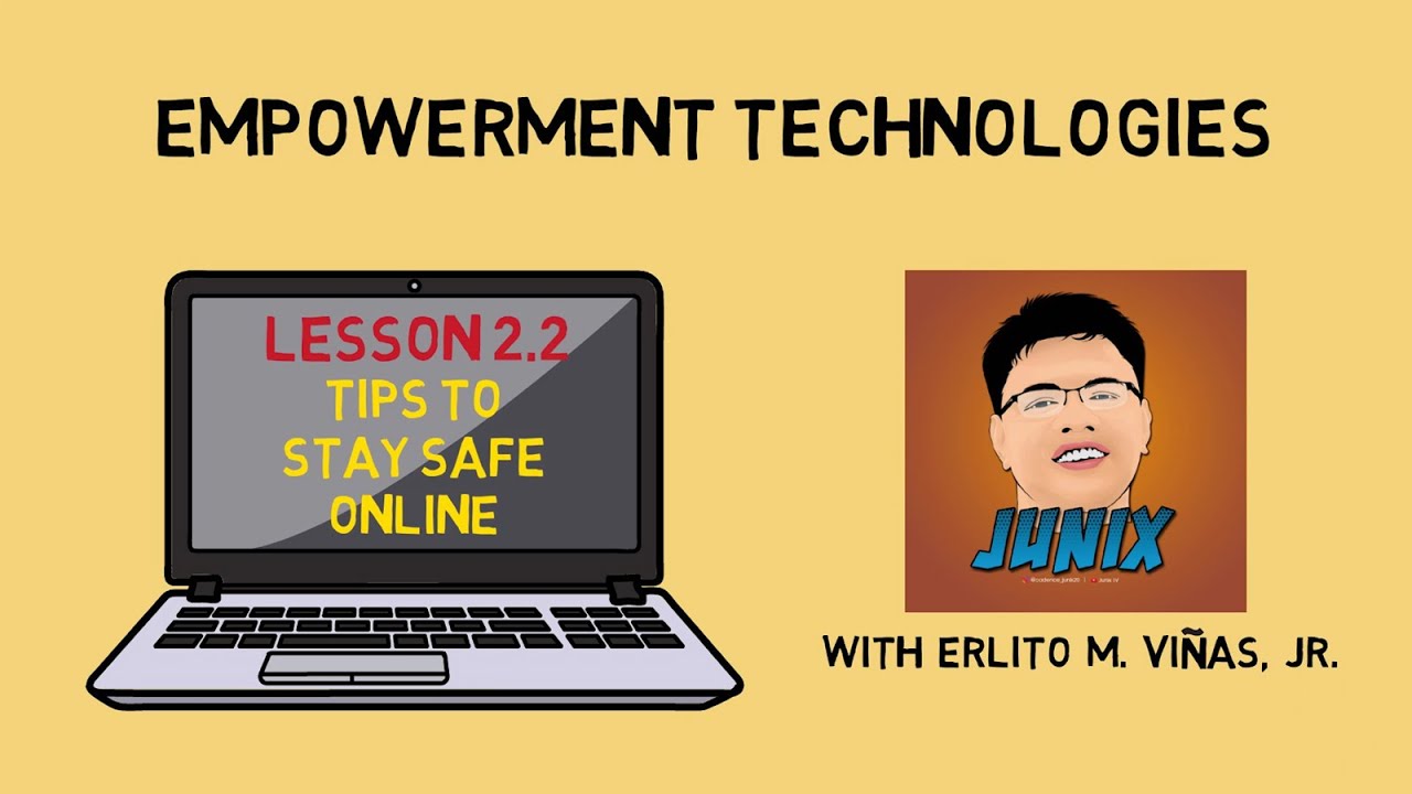 Empowerment Technologies | Lesson 2.2: Tips To Stay Safe Online - YouTube