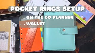 Pocket Rings SETUP for on the go | A7 Functional Planner