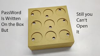 How to Make an Amazing Number Combination lock Box from Cardboard - with a Secret trick to open it