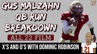 X's and O's with Dominic Robinson QB Run and Gus Malzahn | FSU Football | Warchant TV #FSU