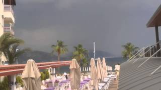 Thunderstorms in marmaris may 2015