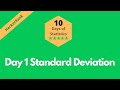 HackerRank Day 1: Standard Deviation problem solution in Python Programming | 10 Days Of Statistics
